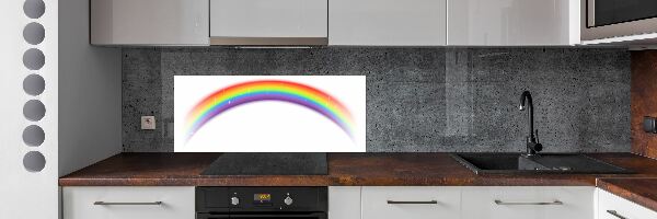 Spatscherm keuken Regenboog