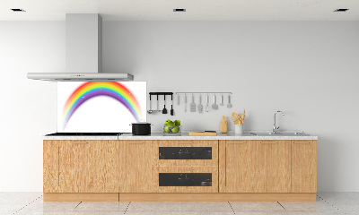 Spatscherm keuken Regenboog