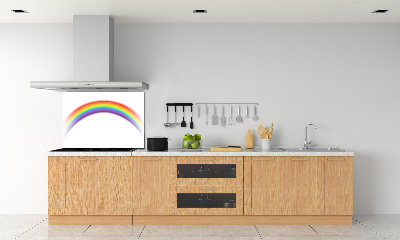 Spatscherm keuken Regenboog