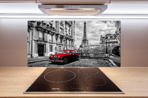 Panel do kuchni Czerwona limuzyna