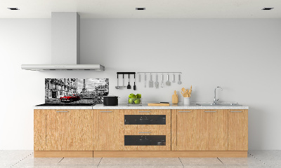 Panel do kuchni Czerwona limuzyna