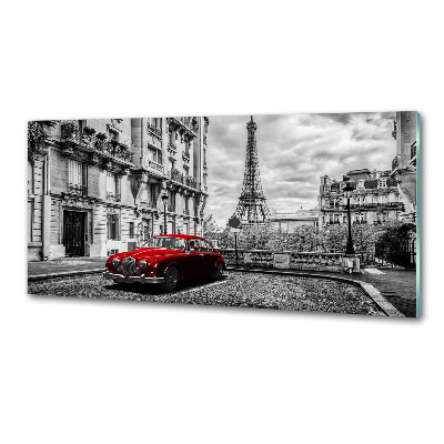 Panel do kuchni Czerwona limuzyna