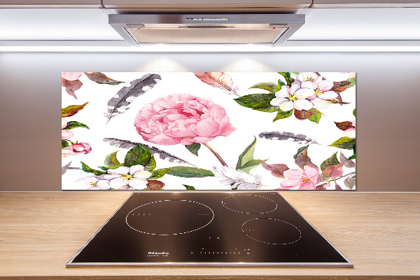 Panel do kuchni Kwiecisty wzór