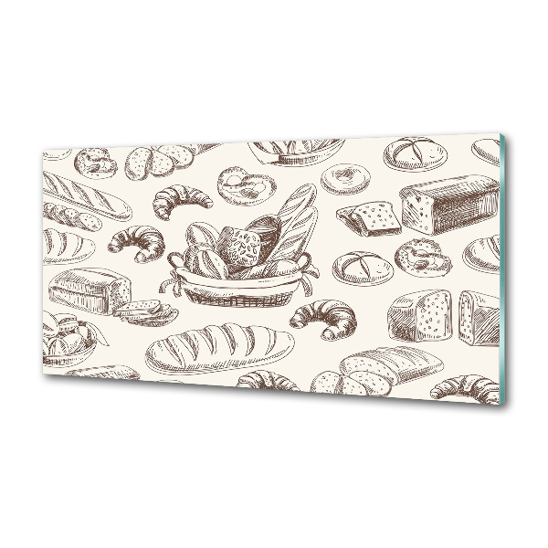 Panel między meble w kuchni Pieczywo