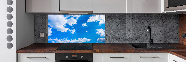 Spatplaat keuken Wolken aan de hemel