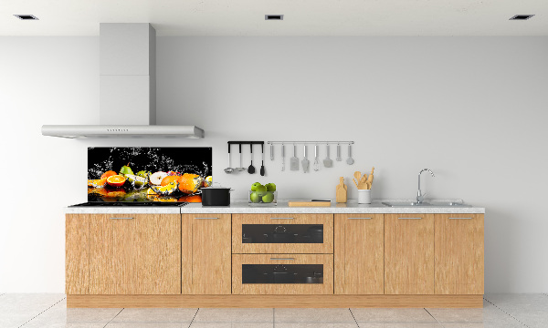 Panel dekor szkło Owoce i woda