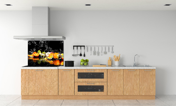 Keuken achterwand Fruit en water