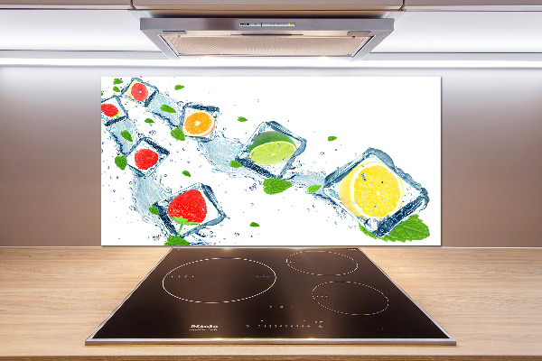 Achterwand keuken Fruitblokjes