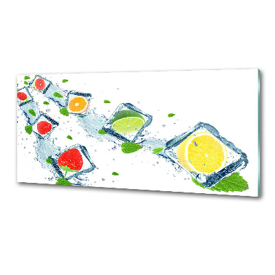 Achterwand keuken Fruitblokjes