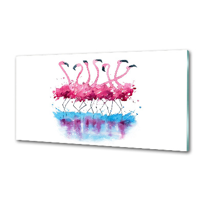 Panel między meble w kuchni Flamingi