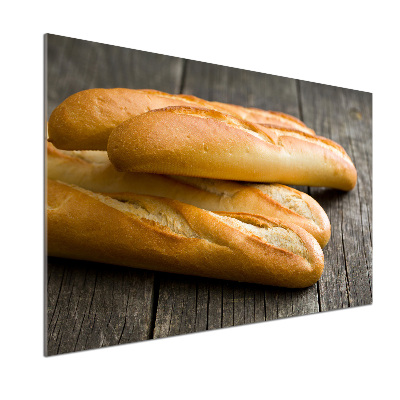 Spatscherm keuken Baguettes