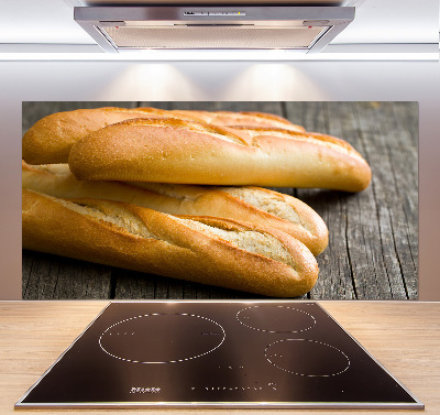 Spatscherm keuken Baguettes