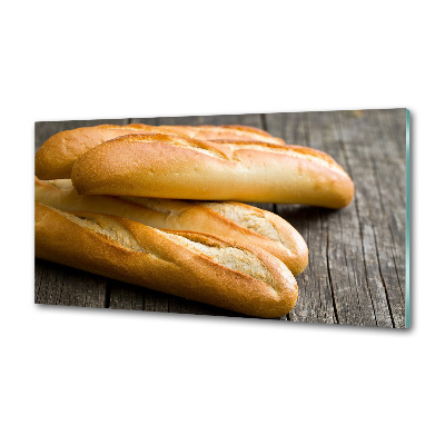 Spatscherm keuken Baguettes