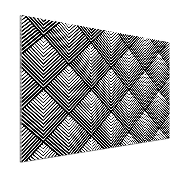 Glazen achterwand keuken Geometrische achtergrond