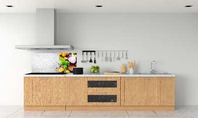 Panel szklany do kuchni Warzywa