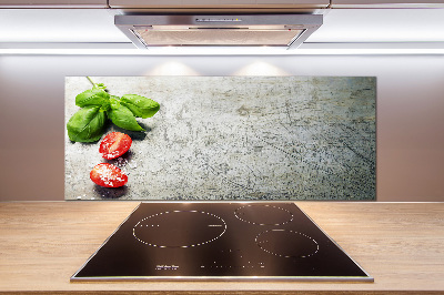 Keuken achterwand Tomaten en basilicum