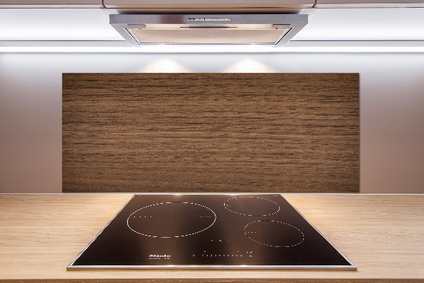 Spatplaat keuken Houten achtergrond