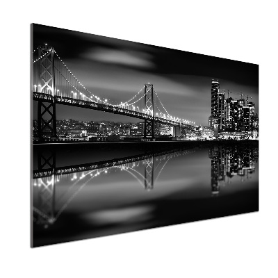 Panel do kuchni San Francisco nocą