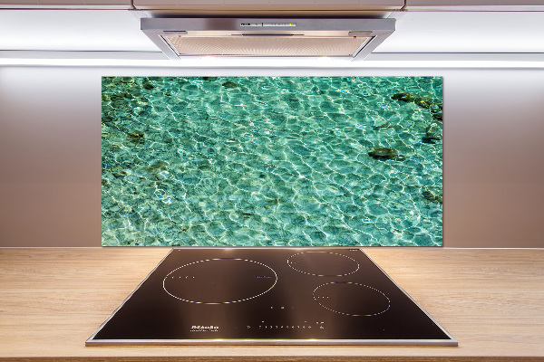 Spatplaat keuken Helder water