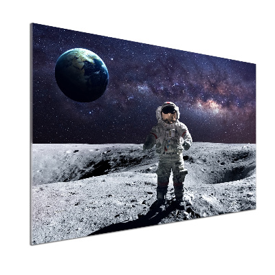 Glazen achterwand keuken Astronaut
