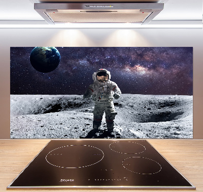 Glazen achterwand keuken Astronaut