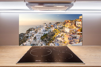 Panel do kuchni Santorini Grecja