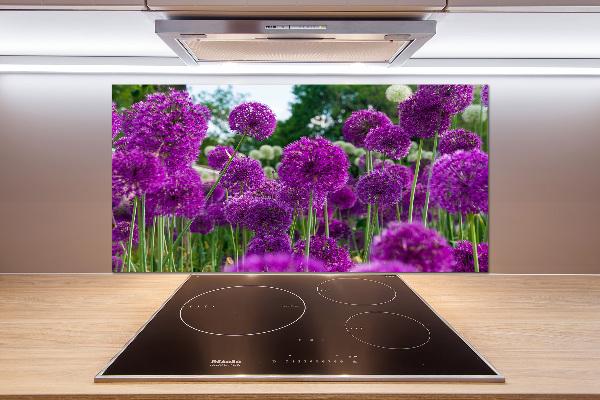 Spatplaat keuken Knoflookbloemen