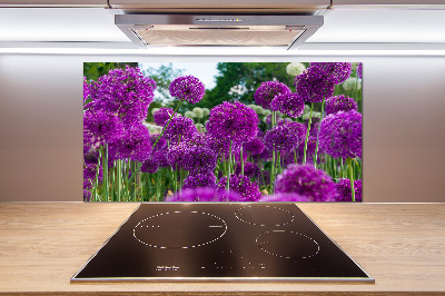 Panel do kuchni Kwiaty czosnku