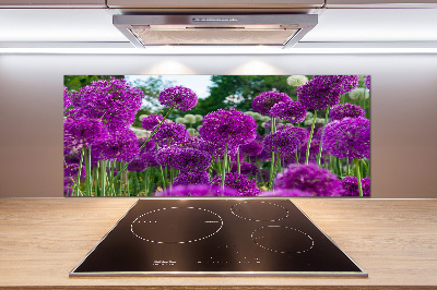 Spatplaat keuken Knoflookbloemen