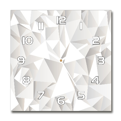 Zegar szklany kwadratowy Abstrakcyjne tło