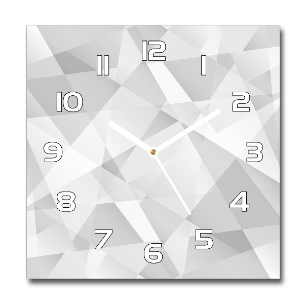 Vierkante glazen klok Abstracte achtergrond