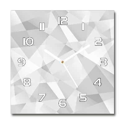 Vierkante glazen klok Abstracte achtergrond