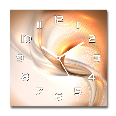 Vierkante glazen klok Abstracte achtergrond