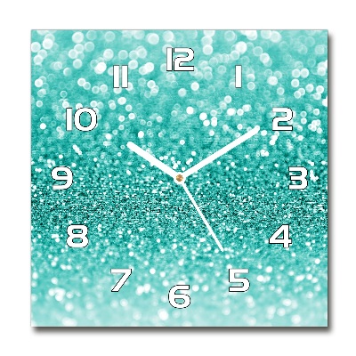 Vierkante glazen klok Friemel