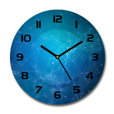 Ronde glas klok Sterrenbeeld