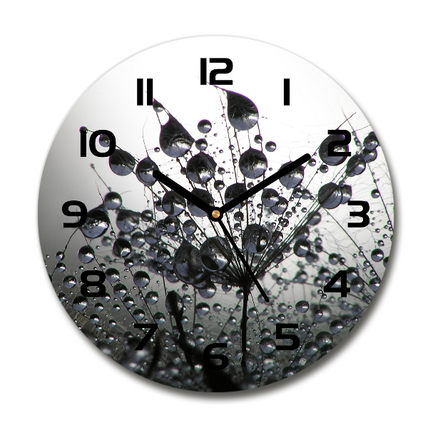 Ronde glazen klok Paardenbloemzaden