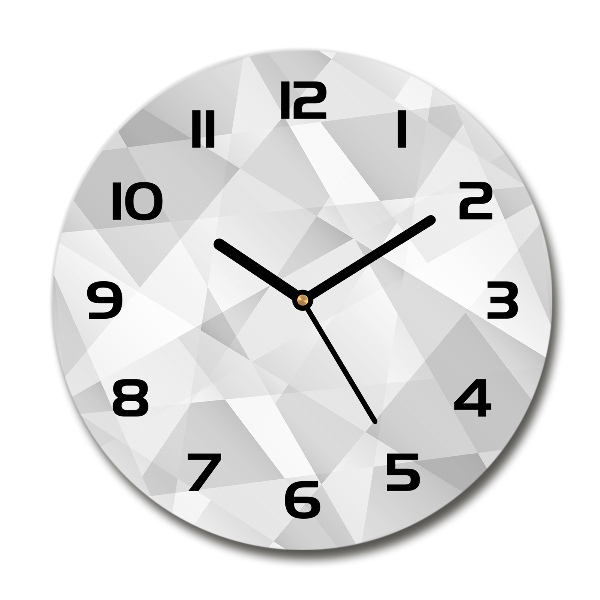 Ronde glazen klok Abstracte achtergrond