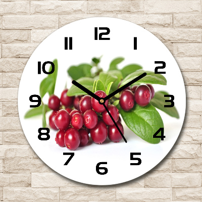 Ronde glas klok Veenbes