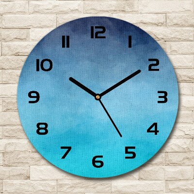 Ronde glazen klok Rook