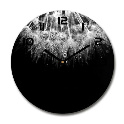 Ronde glazen klok Paardenbloemzaden