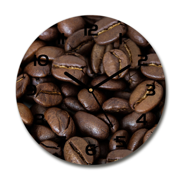 Ronde glazen klok Koffiebonen