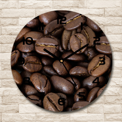 Ronde glazen klok Koffiebonen