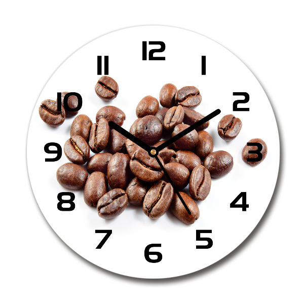 Ronde glazen klok Koffiebonen