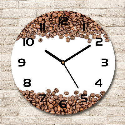 Ronde glazen klok Koffiebonen