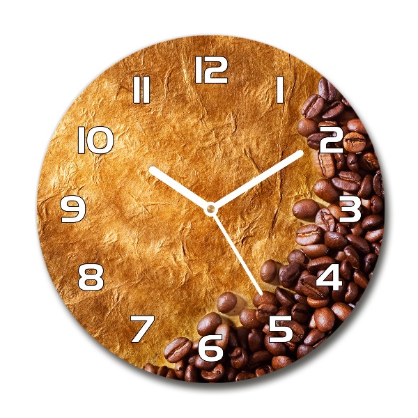 Ronde glazen klok Koffiebonen