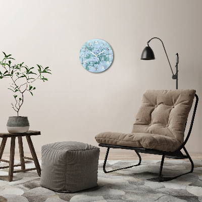 Ronde glas klok Grote mantelkruid