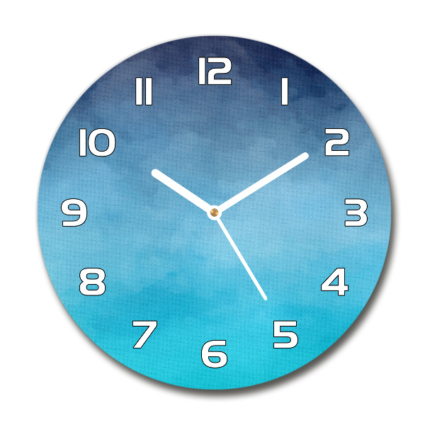 Ronde glazen klok Rook