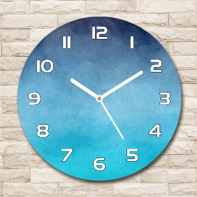 Ronde glazen klok Rook