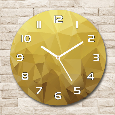 Ronde glas klok Abstracte achtergrond