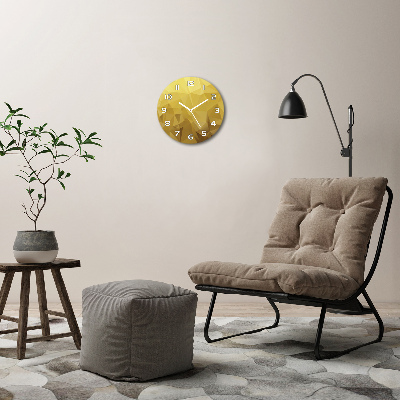 Ronde glas klok Abstracte achtergrond